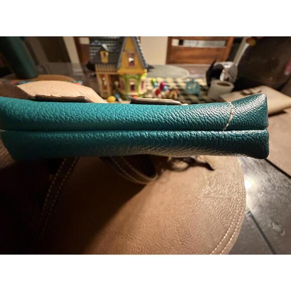 Chala Teal Crossbody Bag with Dog - Picture 7 of 7